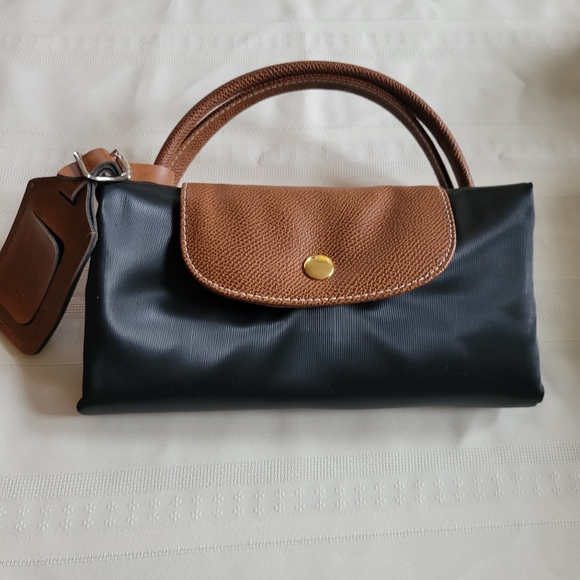 Vintage Women's Black Fold Up Bag - Picture 2 of 8